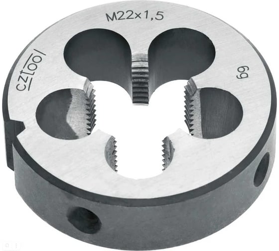 Изображение товара Плашка Bucovice Tools M 22 Шаг 1.5 115CrV3 55x16мм 210222