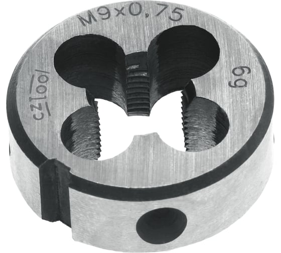 Изображение товара Плашка Bucovice Tools M 9 Шаг 0.75 115CrV3 25x9мм 210092