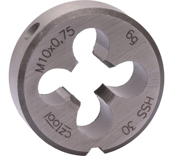 Изображение товара Плашка Bucovice Tools M 10 Шаг 0.75 HSS 30x11мм 240103