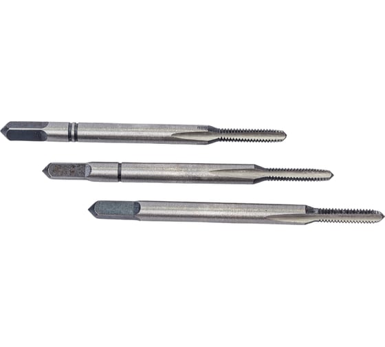 Изображение товара Набор метчиков из 3-х шт Bucovice Tools М 2 Шаг 0.4 мм 115CrV3 110 020