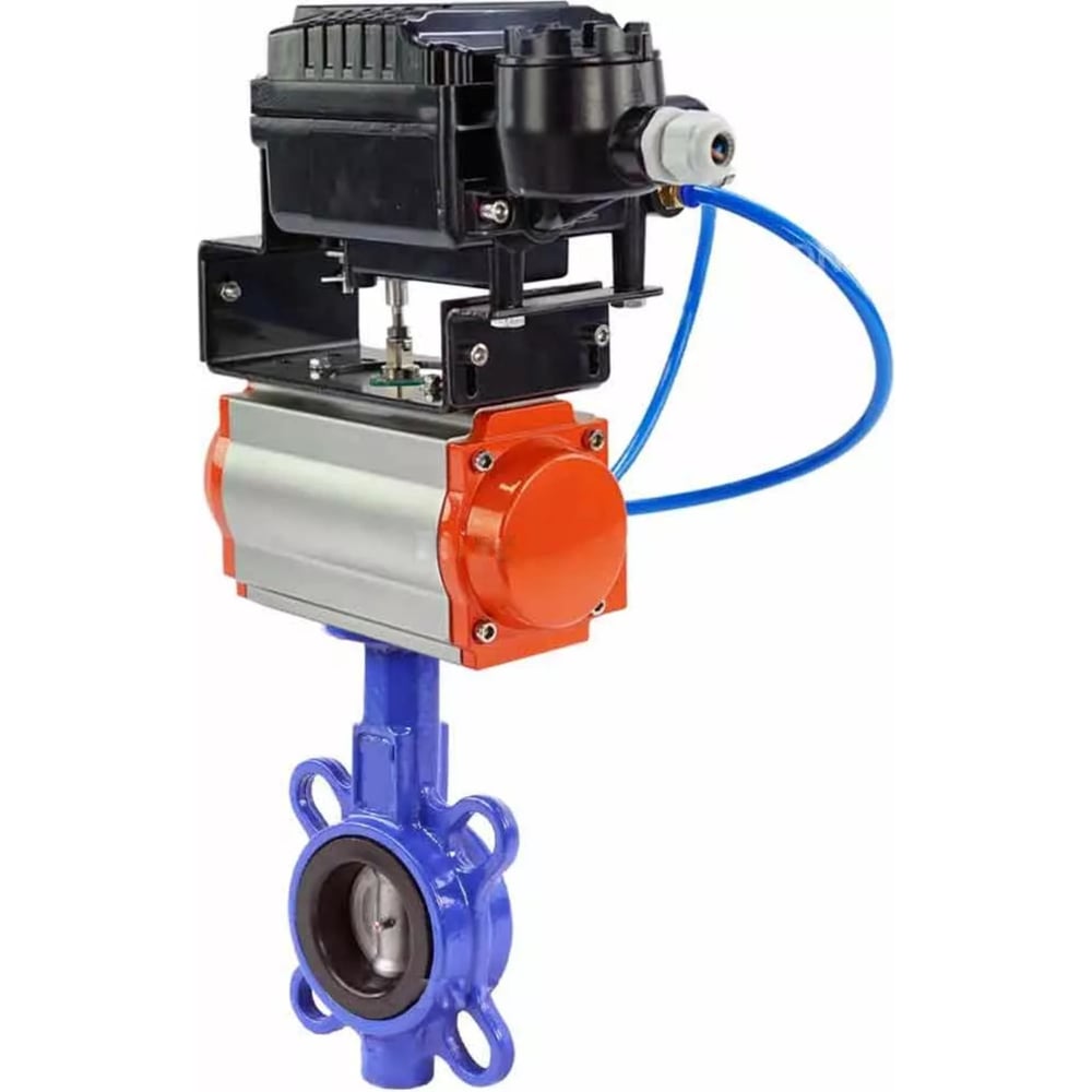 Изображение товара Затвор DN.ru GGG50-316L-EPDM Ду50 Ру16 с пневмоприводом