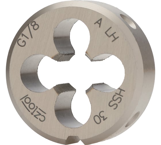 Изображение товара Трубная плашка Bucovice Tools левая G 1/8" -28 HSS 30x11мм 252180