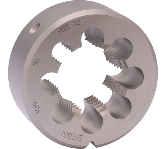 Изображение товара Плашка Bucovice Tools M 39 Шаг 4.0 HSS 75x30мм 240390