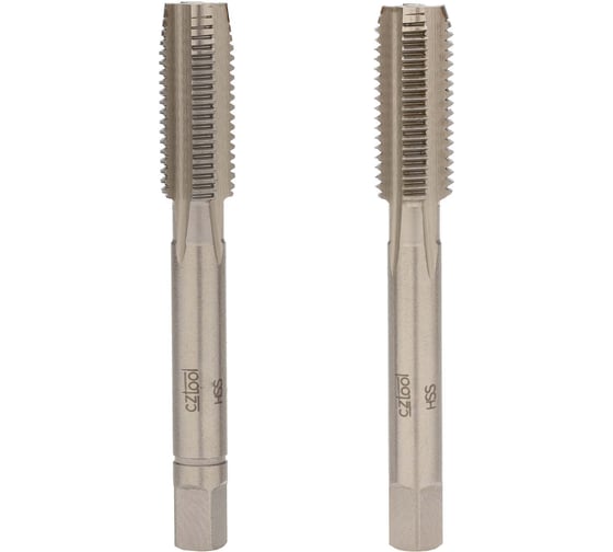 Изображение товара Набор метчиков из 2-х шт Bucovice Tools М 22 Шаг 2.0 мм HSS 144223