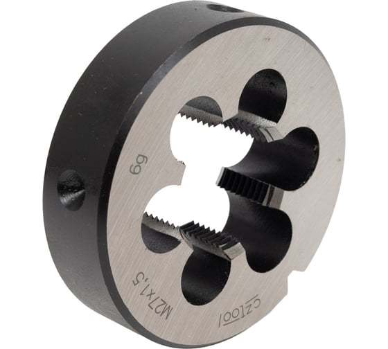 Изображение товара Плашка Bucovice Tools M 27 Шаг 1.5 115CrV3 65x18мм 210272