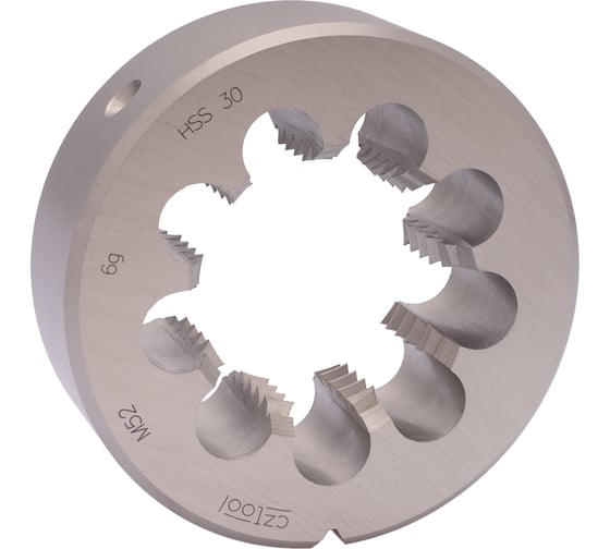 Изображение товара Плашка Bucovice Tools M 52 Шаг 5.0 HSS 90x36мм 240520