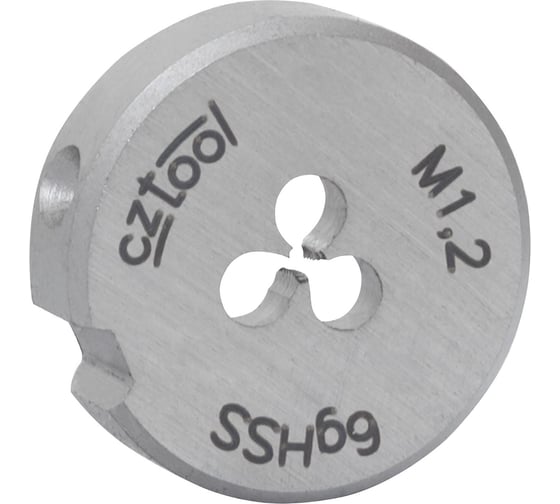 Изображение товара Плашка Bucovice Tools M 1.2 Шаг 0.25 HSS 16x5мм 240012BT
