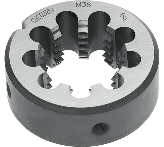 Изображение товара Плашка Bucovice Tools M 36 Шаг 4.0 115CrV3 65x25мм 210360