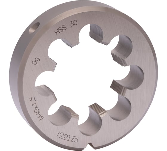 Изображение товара Плашка Bucovice Tools M 40 Шаг 1.5 HSS 75x20мм 240401