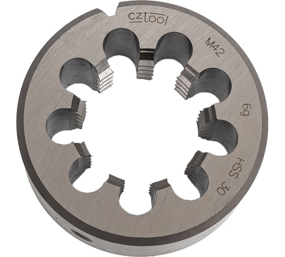 Изображение товара Плашка Bucovice Tools M 42 Шаг 4.5 HSS 75x30мм 240420