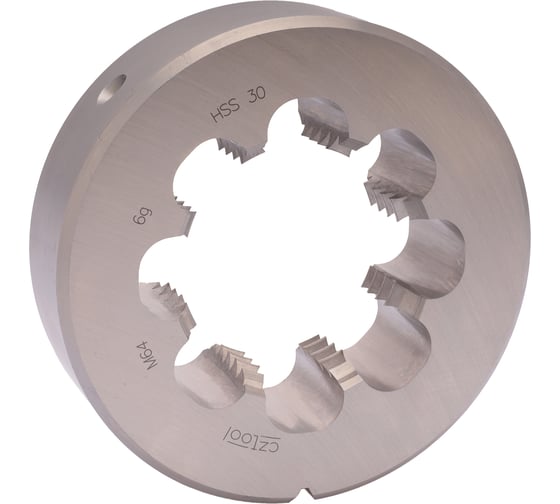 Изображение товара Плашка Bucovice Tools M64 Шаг 6.0 HSS 120х36 мм 240640