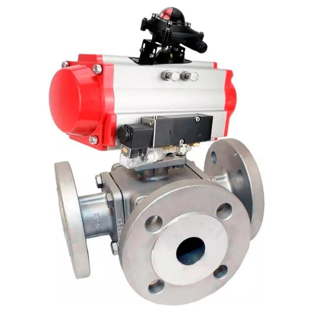 Изображение товара Шаровой кран DN.ru 316-316-PTFE Ду80 Ру16 для воды и газа