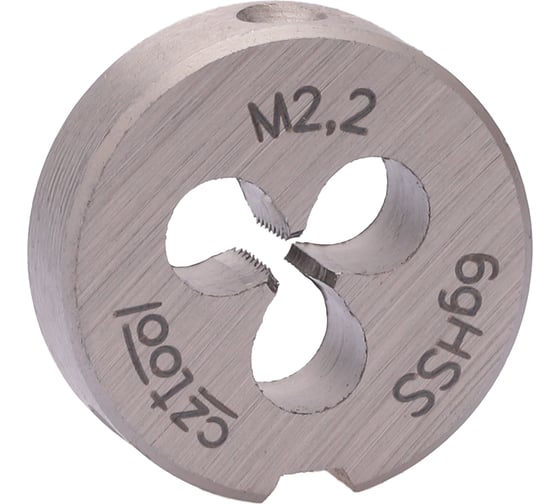 Изображение товара Плашка Bucovice Tools M 2.2 Шаг 0.45 HSS 16x5мм 240022