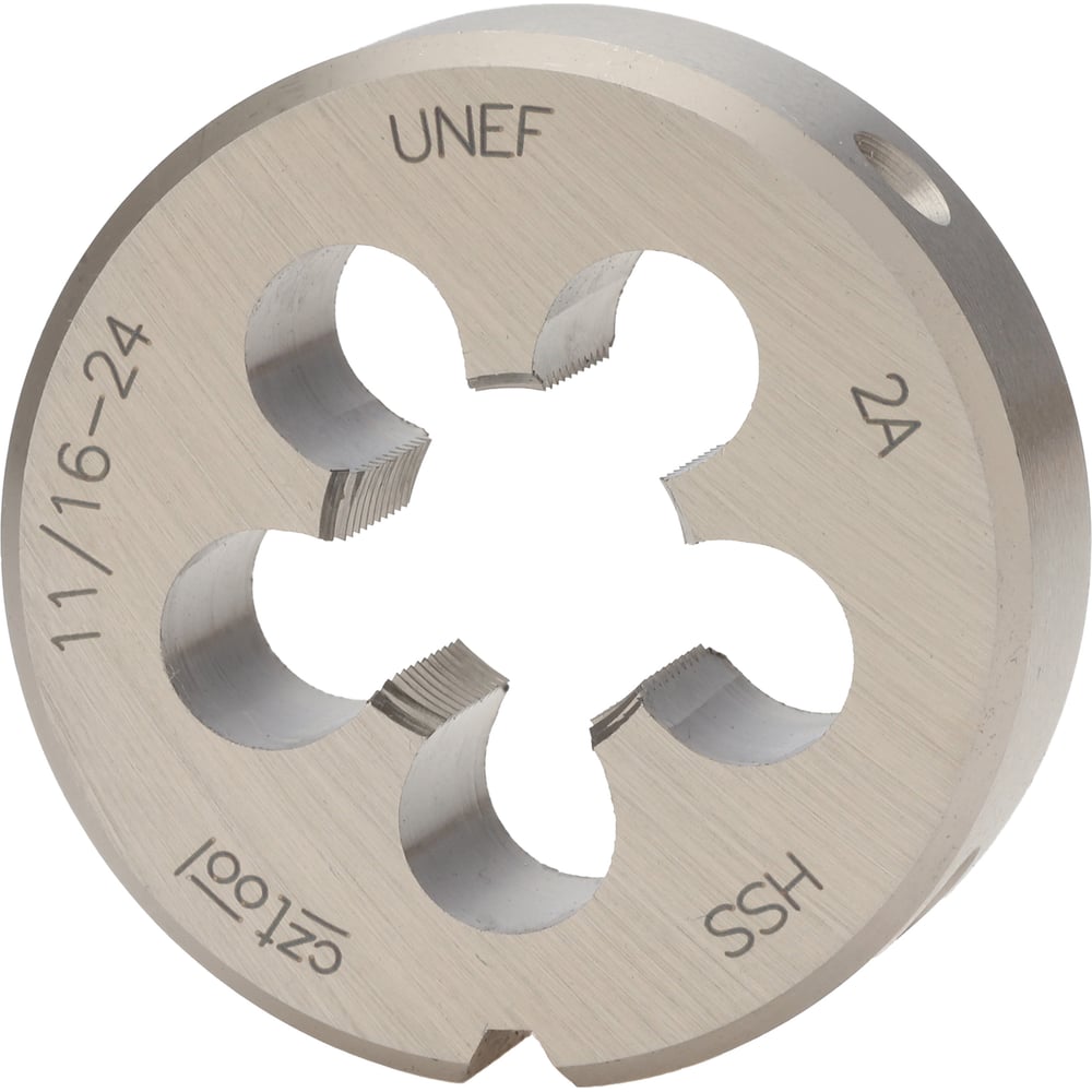 Изображение товара Плашка Bucovice Tools UNEF 11/16" - 24 HSS для нарезания внутренней резьбы