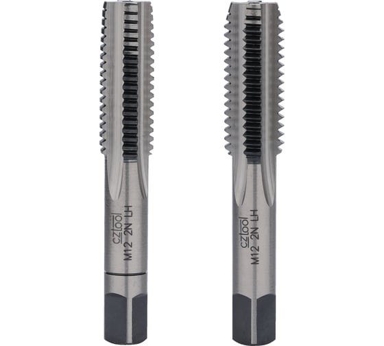 Изображение товара Набор левых метчиков из 2-х шт Bucovice Tools М 12 Шаг 1.75 мм 115CrV3 120120