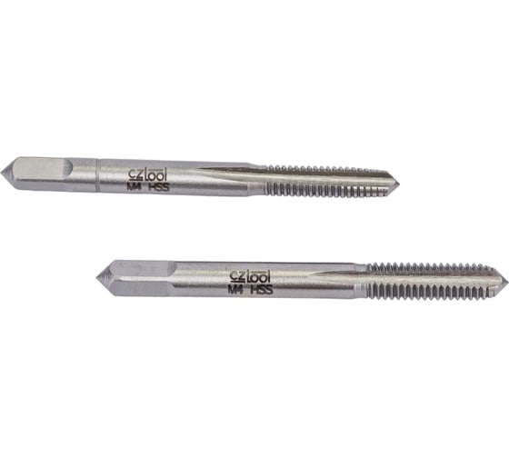 Изображение товара Набор метчиков из 2-х шт Bucovice Tools М 4 Шаг 0.7 мм HSS 140040