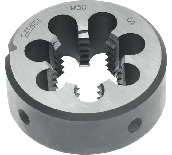 Изображение товара Плашка Bucovice Tools M 30 Шаг 3.5 115CrV3 65x25мм 210300