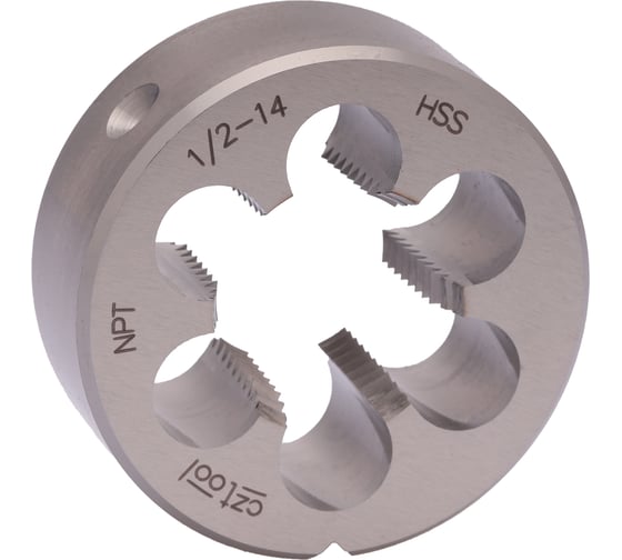Изображение товара Плашка Bucovice Tools коническая NPT 1/2" -14 HSS 45x18мм 430120