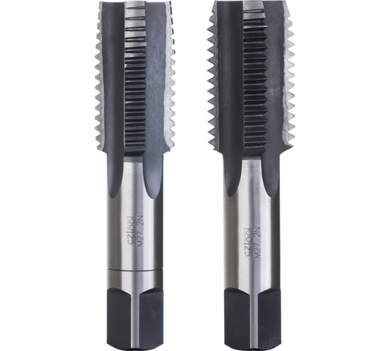 Изображение товара Набор метчиков из 2-х шт Bucovice Tools М 27 Шаг 3.0 мм 115CrV3 110270