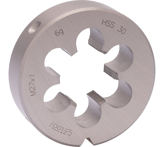 Изображение товара Плашка Bucovice Tools M 27 Шаг 1.0 HSS 65x18мм 240273