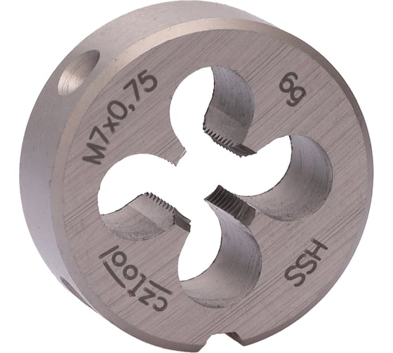 Изображение товара Плашка Bucovice Tools M 7 Шаг 0.75 HSS 25x9мм 240071