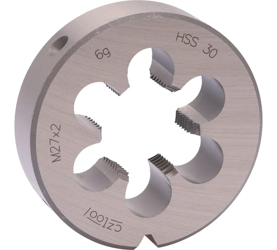 Изображение товара Плашка Bucovice Tools M 27 Шаг 2.0 HSS 65x18мм 240271