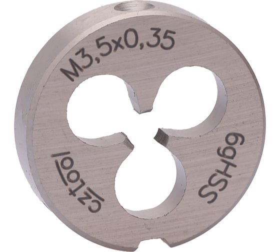 Изображение товара Плашка Bucovice Tools M 3.5 Шаг 0.35 HSS 20x5мм 240036