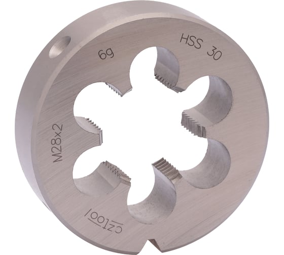 Изображение товара Плашка Bucovice Tools M 28 Шаг 2.0 HSS 65x18мм 240281