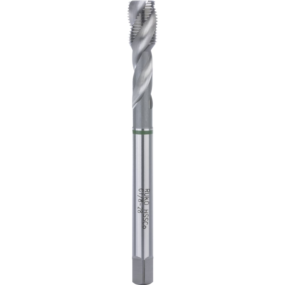 Изображение товара Машинный метчик Ruko G 1/8-28 HSSE для внутренней резьбы трубных соединений