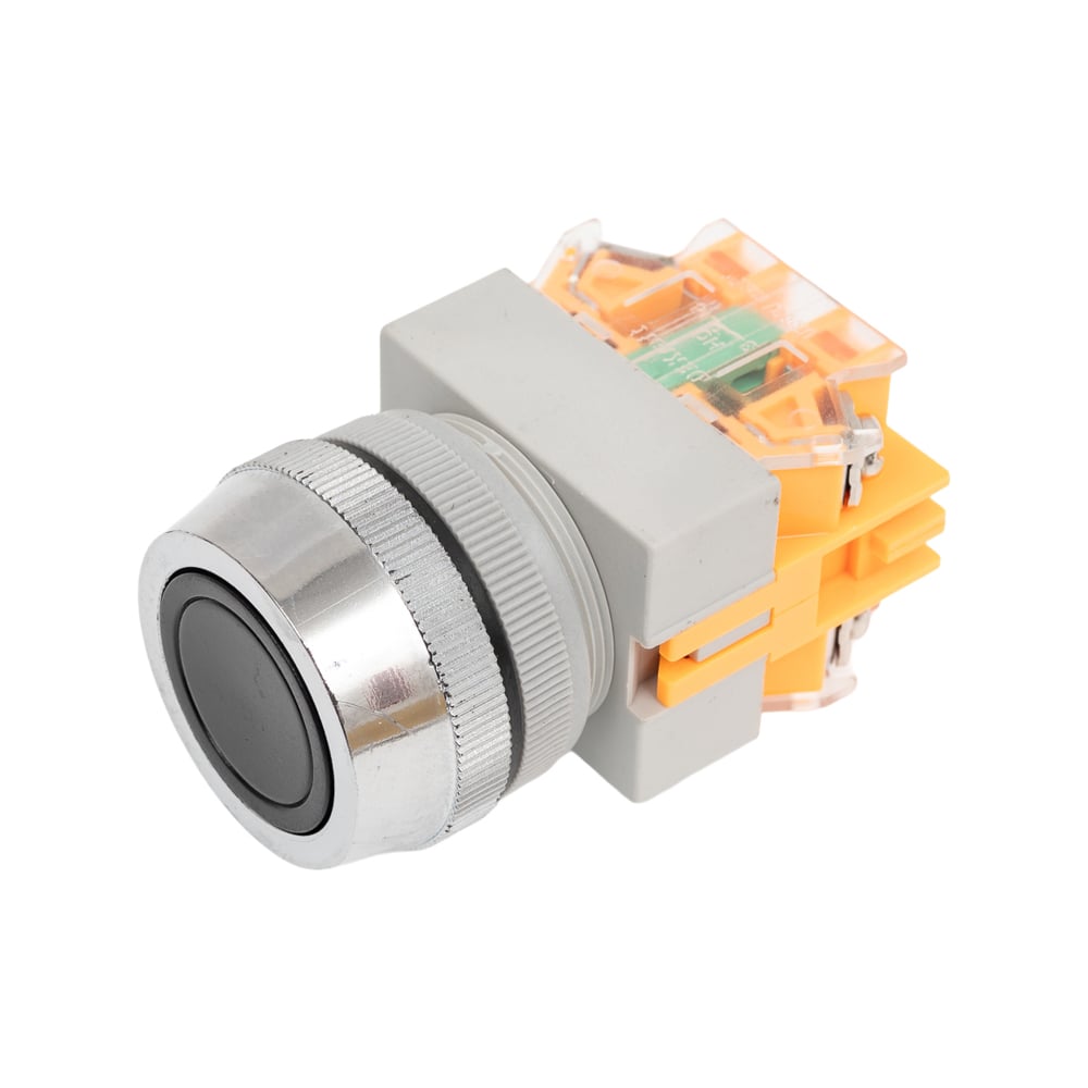 Изображение товара Кнопочный выключатель Dekraft ВК30-ABLF-BLK 25042DEK