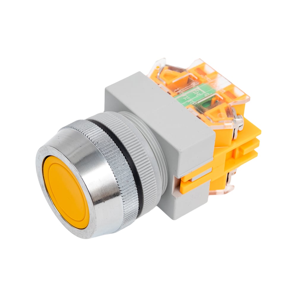 Изображение товара Кнопочный выключатель Dekraft ВК30-ABLF-YEL с защитой IP54 2 контакта