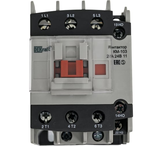 Изображение товара Контактор Dekraft, КМ103-025A-024B-11 AC3 22115DEK