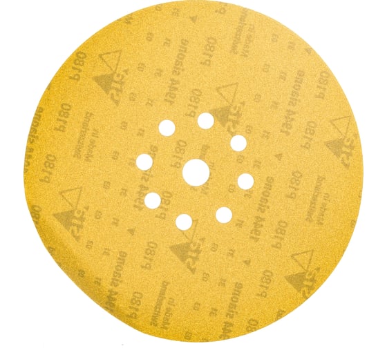Изображение товара Шлифовальный круг на липучке ABRAFORM Giraffe ONE 225 мм, 9 отв., Р180 AF-GO-180