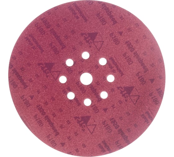 Изображение товара Шлифовальный круг на липучке ABRAFORM Giraffe SPEED 225 мм, 9 отв., Р180 AF-GS-180