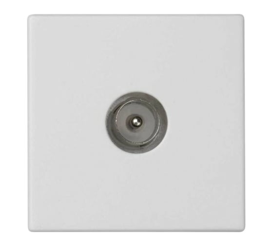 Изображение товара Розетка TV Simon ТВ одиночная, К45, винтовой зажим, мама, белый K120A-9