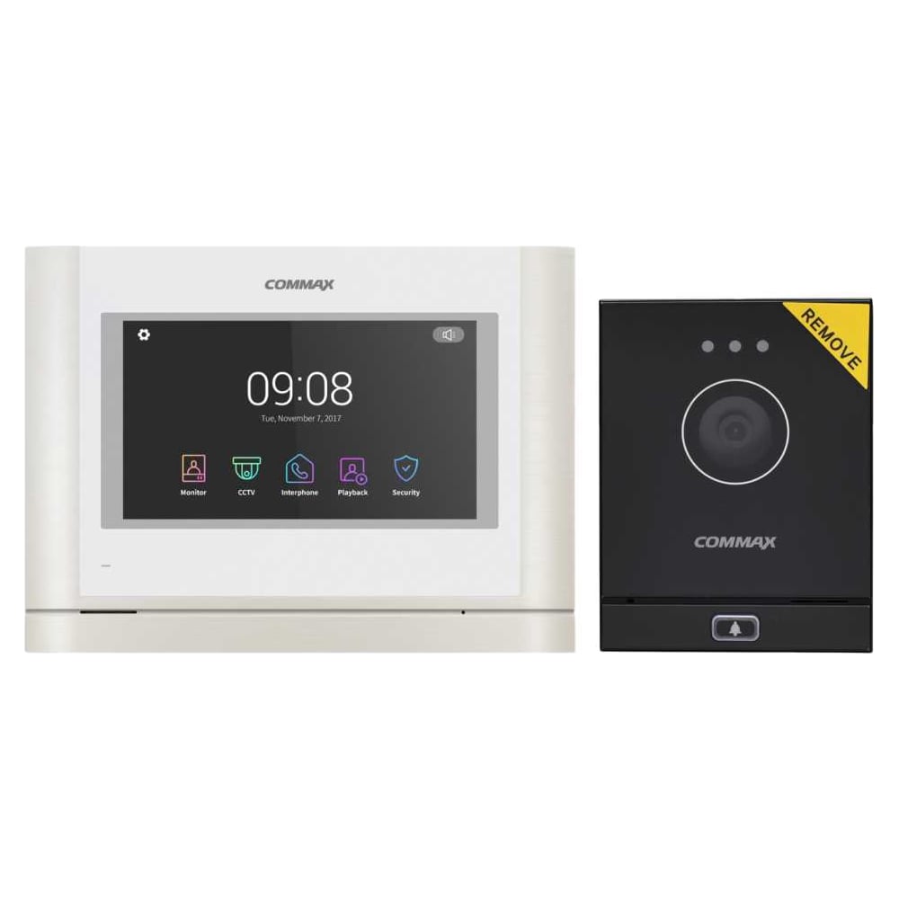 Изображение товара Комплект видеодомофона COMMAX CDV-70MF и вызывной панели DRC-41M