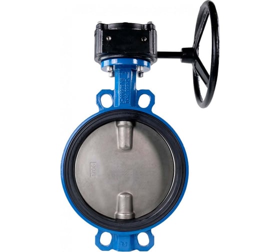 Изображение товара Затвор DN.ru дисковый поворотный GGG50-GGG40-EPDM Ду125 Ру16 с редуктором RDN-3 D050-08279