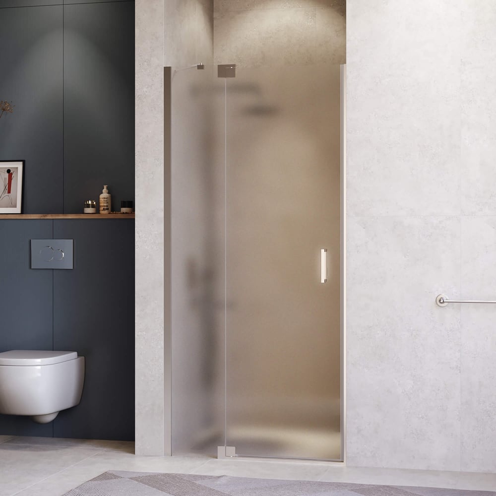 Изображение товара Душевая дверь RGW 140x200 HO-014 Хром матовое стекло 8 мм серия Hotel