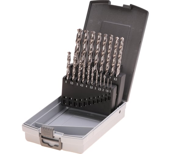 Изображение товара Набор сверл по металлу (19 шт; 1-10 мм; HSS-G) Ruko 214214RO