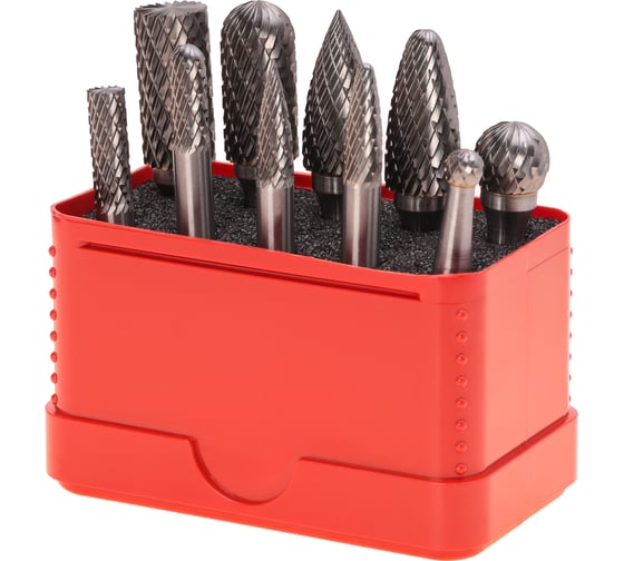 Изображение товара Набор борфрез твердосплавных HM 10 шт Ruko 116002