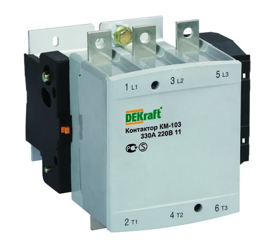 Изображение товара Контактор Dekraft, КМ103-330A-380B-11 22161DEK
