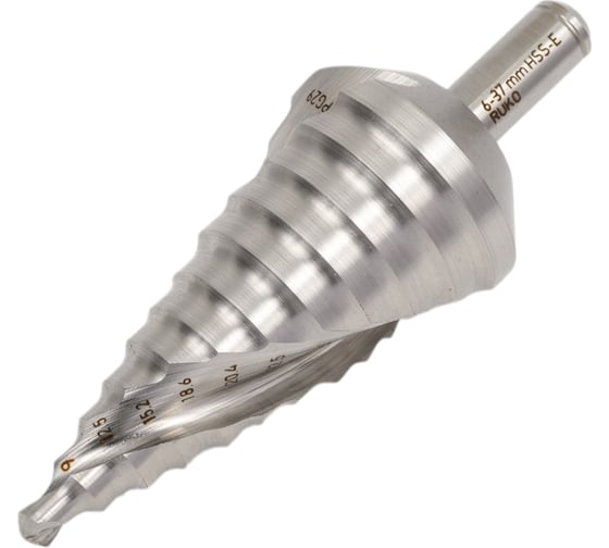 Изображение товара Сверло ступенчатое (6-37 мм; HSSE) Ruko 101060E