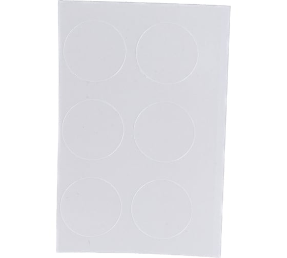 Изображение товара Самоклеящаяся заглушка ЕВРОПАРТНЕР D18 белая 21 шт. 6 1980 4