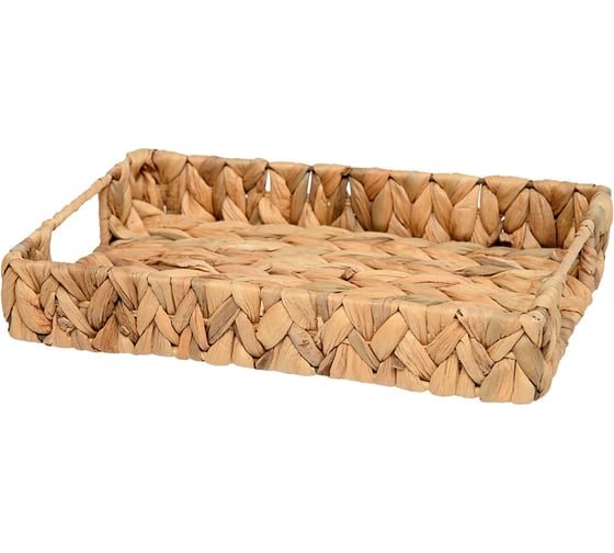 Изображение товара Поднос Natural House Золотистый колос Д280 Ш180 В50, песочный Shan-11