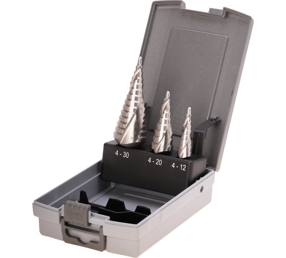 Изображение товара Набор сверл ступенчатых (3 шт; 4-30 мм; HSSE 5) Ruko 101026ERO