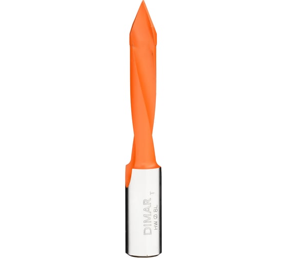 Изображение товара Сверло сквозное левое (8x40х70 мм; хвостовик 10x25 мм присадка) Dimar 2016197