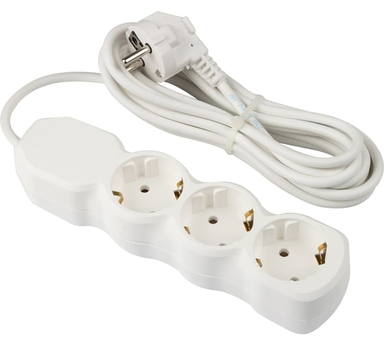 Изображение товара Удлинитель Engy Гранд 5м/3 розетки с заземлением ПВС 3х0.75 186692