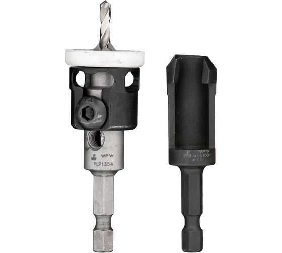 Изображение товара Комплект зенковки и пробочника 10 мм, сверло универсальное 3.5 мм, хвостовик HEX1/4" WPW PLP1354