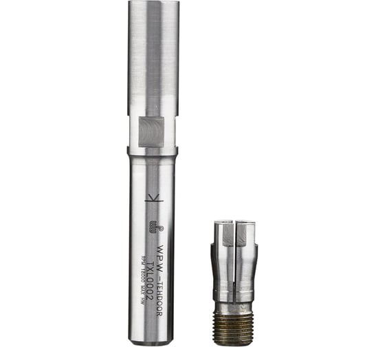 Изображение товара Патрон удлинитель TEHDOOR (плюс 80 мм к длине фрезы; хвостовик 12 мм) для фрез с хвостовиком 6 мм WPW TXL0602