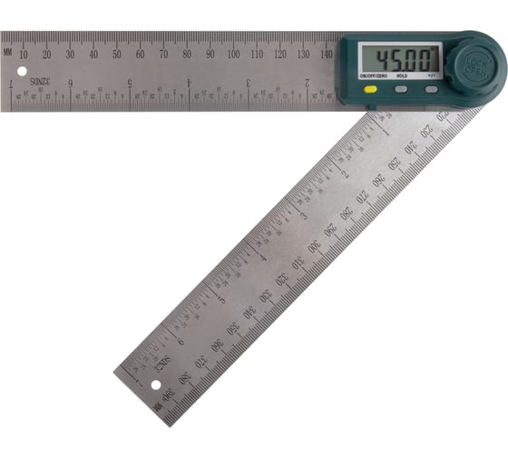 Изображение товара Угломер электронный Optimus с линейкой, 200 мм OPT-CME200